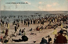 A Crowd of Bathers at Old Orchard MA Postcard PC510 - £3.91 GBP