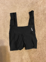 RBX Active Women’s Running Black Leggings Size XS 24” Waist sheer cropped - £11.03 GBP