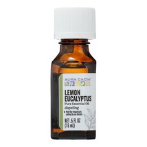 Aura Cacia - 100% Pure Essential Oil Lemon Eucalyptus - 0.5 fl oz - £15.23 GBP