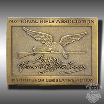 Vintage Belt Buckle NRA National Rifle Association Institute for Legislative - £17.53 GBP