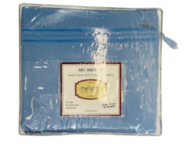 Mellanni 1800 Brushed Microfiber Twin XL Bed Sheet Set, 3 Piece - Blue Hydrangea - £25.88 GBP