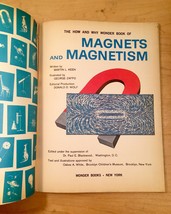 Vintage Childrens book: 1963 How and Why Wonder Book of Magnets and Magnetism image 3