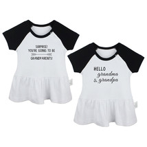 Pack of 2, Pregnancy announcement Gift Dresses Infant Baby Girls Princess Dress - £18.09 GBP