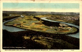 Tennessee Moccasin Bend and Chattanooga from Lookout Mountain Postcard BK43 - £2.33 GBP