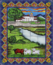 Mexican Tile Mural - £426.39 GBP