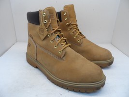 Timberland Pro Men Iconic 6&quot; Aluminum Toe WP Leather Work Boot A22H2 Wheat 15W - £102.50 GBP