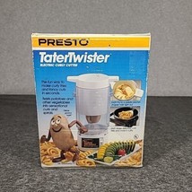 Vintage Presto Tater Twister Electric Curly Fry Cutter 02930 NEW Open Bo... - $43.49