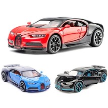1:32 Bugatti Chiron Car Model Alloy Car Die Cast Toy Car Model Pull Back - £15.97 GBP+