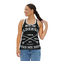 Motivational Women&#39;s Racerback Tank Top: Adventure and Self-Discovery - £26.49 GBP+