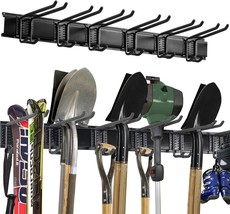 Wall Mount Tool Storage Rack, Heavy Duty Garage Storage Tool Organizer, Garden - $70.99