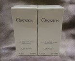 *2* OBSESSION by Calvin Klein 1 oz. Eau De Parfum Spray - £25.82 GBP