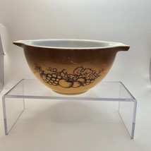 Vintage Pyrex Old Orchard Brown Cinderella 1.5 Pt. Mixing Bowl #441 - $14.95