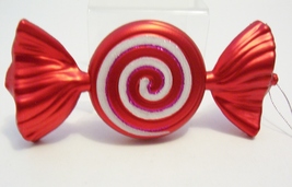 Christmas Ornament Wrapped Candy Theme Red  - $4.99