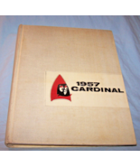 Unsigned 1956-57 Cardinal Yearbook-Lamar College of Technology-Beaumont, TX - $33.61 CAD