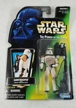 Star Wars The Power of the Force SANDTROOPER w/Heavy Blaster Rifle Action Figure - £11.59 GBP