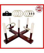 Family-Friendly Ring Toss Game – Weather Resistant &amp; Quick Setup for All... - $79.87 CAD
