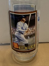 1993 Babe Ruth All Time Greatest Team Collector Glass McDonald&#39;s 1962 Topps - £7.73 GBP