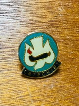 Vintage Small Blue Enamel with White Dove CATECHIST Hat Lapel Pin Tie Tac – 1 x  - £6.86 GBP