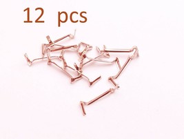 12 Pcs Small 14K Gold Filled Yellow White Rose Ring Guard Adjuster Tightener - £14.80 GBP