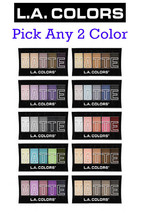 L.A. Colors LA Colors Matte Shimmer Eyeshadow Palette &quot;Pick Any&quot; 2 PCS SET - $9.98