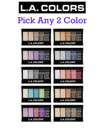 L.A. Colors LA Colors Matte Shimmer Eyeshadow Palette &quot;Pick Any&quot; 2 PCS SET - $13.69 CAD