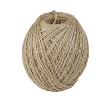 Jute Thread Twine Cord Burlap Thick: 2 mm Length 120 m Natural - £7.20 GBP