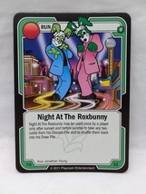 Killer Bunnies Green Night At The Roxbunny Promo Card - $5.93