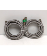 Everbilt 1/4” x 10’ Stainless Ice Maker Supply Line with Flood Protectio... - $53.61 CAD