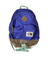 The North Face Purple Backpack Bookbag Padded Pockets Logo Kid Girl Scho... - £22.72 GBP