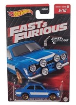 2023 Hot Wheels Fast &amp; Furious Series 1 #6 &#39;70 Ford Escort RS1600 - £7.77 GBP