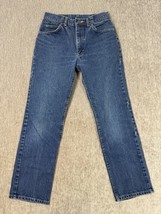 Vintage Lee Riders Jeans Mens 30x30 (26 x 29) Blue Denim Straight Leg US... - $29.69
