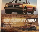 vintage Dodge Dakota 4x2 Truck Print Ad  Advertisement 1989 PA1 - $7.91
