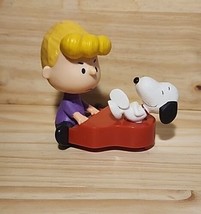 McDonald&#39;s The Peanuts Movie 2015 Schroeder at Piano Kids Happy Meal Toy EUC - £3.15 GBP