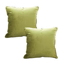 SOGA Set of 2 Olive Green Velvet 45cm Decorative Throw Pillow Covers - €57,78 EUR