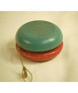 Wooden Whirl King Yo Yo Small Crown Toy Blue &amp; Red Standard Model Return... - £36.60 GBP