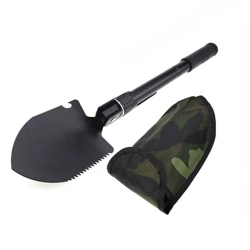 1PC Engineer Shovel  Shovel Outdoor Multifunctional Folding  Shovel Vehicle Camp - £45.22 GBP