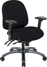 Mid-Back Executive Ergonomic Office Chair With Seat Slider And Titanium Finish - $358.95