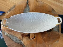 Lenox Monaco Hand Decorated 24K Gold Server Dish - $24.75