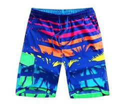 East Majik Multicolor Men's Beach Shorts Casual Sport Trunks Quick Dry Shorts - $19.54