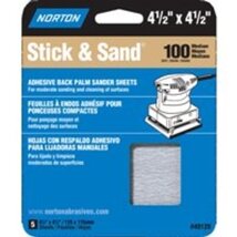 Norton Sanding Sheet 4.5X4.5 100 GRIT 05452 - €15,34 EUR