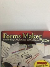 Forms Maker &amp; Filler(PC,2007)New. for W98, ME, W2000 &amp; WindowsXP-RARE-SHIPS N 24 - £27.59 GBP