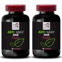 Age-Defying Care - ANTI GRAY HAIR COMPLEX - Biotin Revival 2 Bottles 120... - £28.02 GBP