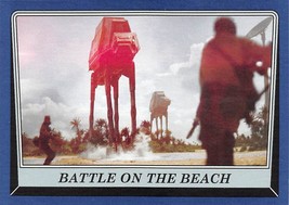 2016 Topps Star Wars Rogue One Mission Briefing BLUE #106 Battle On The Beach - £0.69 GBP