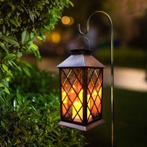 Solar Outdoor Lantern, Garden Hanging Waterproof Lanterns PVC Upgrade 3 ... - £26.58 GBP