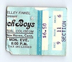 Beach Boys Concerto Ticket Stub Agosto 25 1975 Nuovo Haven Connecticut - £40.59 GBP