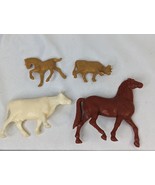 Western Horse Plastic Horse Cow Figure Lot 1 and 3 Inch - $14.95