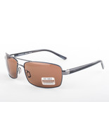 Serengeti San Remo 7607 Satin Gun Shiny Stripe / Polarized Drivers Sungl... - $5,784.69 MXN