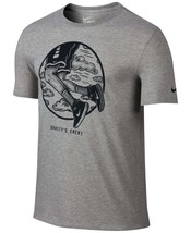 Nike Men&#39;s Graphic Basketball T-Shirt Color Grey/Black Size Large - £31.06 GBP