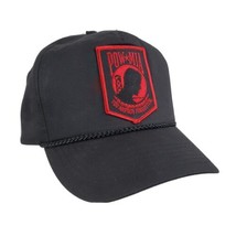 POW MIA &quot;You are not Forgotten&quot; Snapback Hat Cap Military Red Embroidere... - £11.18 GBP