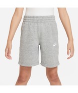 Nike Sportswear Club Fleece Big Kids&#39; French Terry Shorts Grey Heather/W... - $746.34 MXN